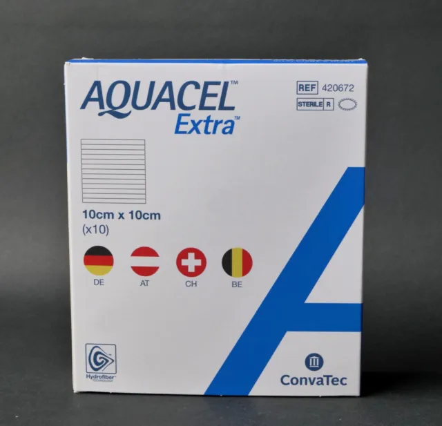 Aquacel Extra 10cm×10cm 10Stück