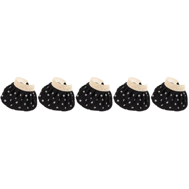 5pcs Hat de plage Femmes Soleil Sun Wide Brim Place Hat de plage extérieur
