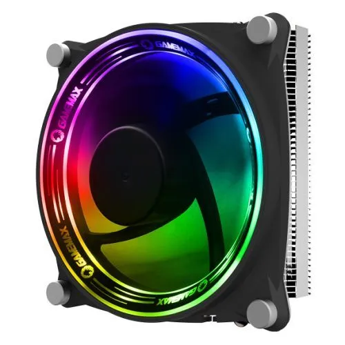 Gamemax Gamma 300 Rainbow Argb Low Profile Heatsink & Fan Intel & Amd Sockets Hy