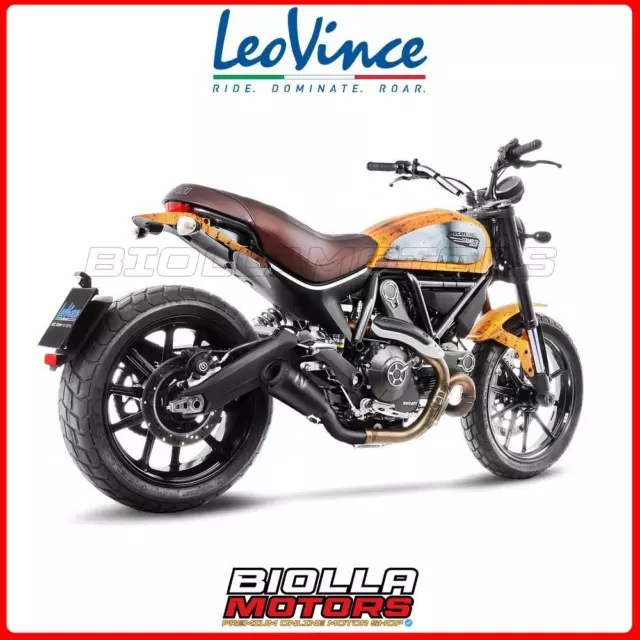 15206Fb Terminale Leovince Ducati Scrambler 800 Cafe Racer/Classic/Full Throttle