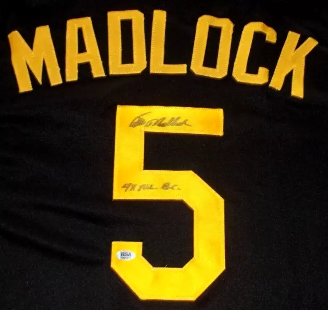Bill Madlock / Pirates / HAND-SIGNED Jersey / Inscribed "4x NL BC"/  RSA Holo