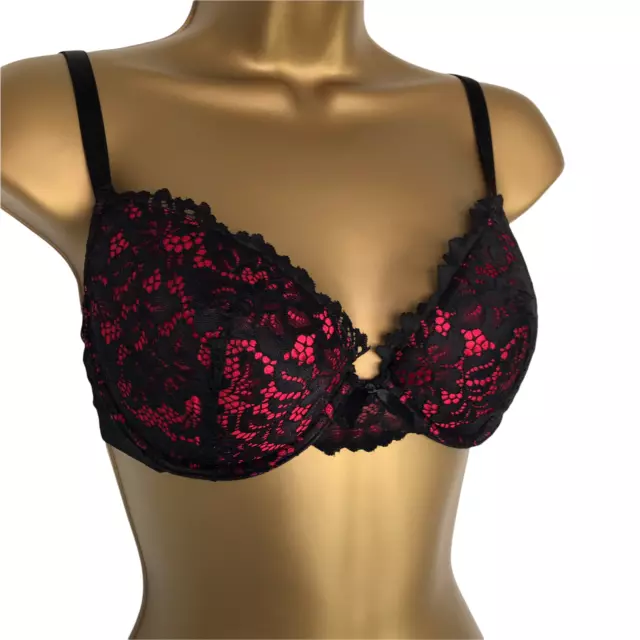 ANN SUMMERS HELENA Red Plunge Bra Sz 36D *In Stock* £19.99 - PicClick UK