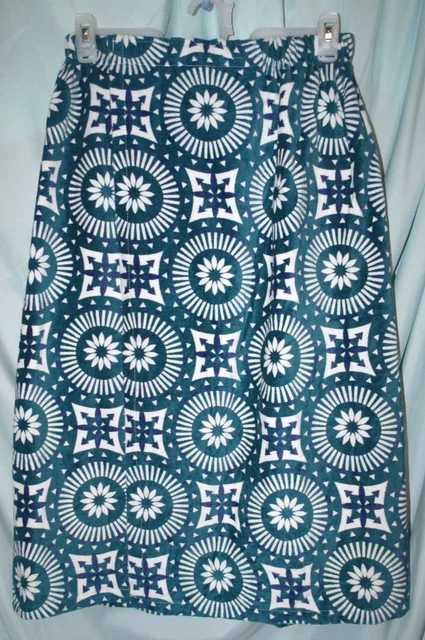 Huntington Home Multicolor Geometric Body Wrap Towel 100% Cotton Hook/Loop Closu