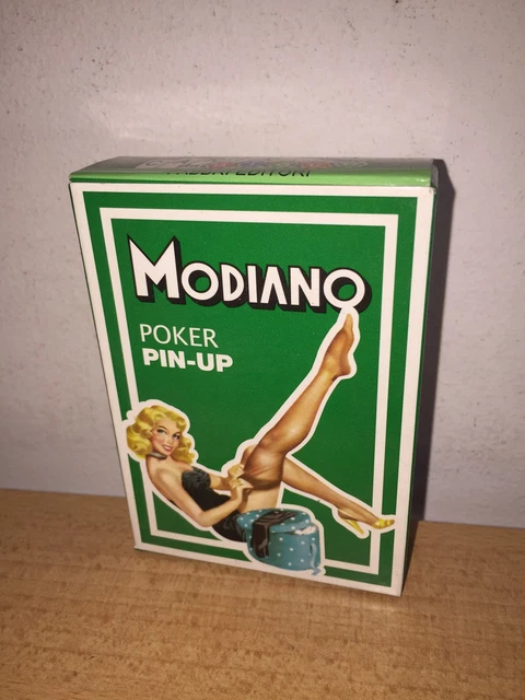 Il numero 1 del risparmio-MODIANO CARTE DA GIOCO PIACENTINE ROSSE IN CARTONE DUPLEX PLASTIFICATO