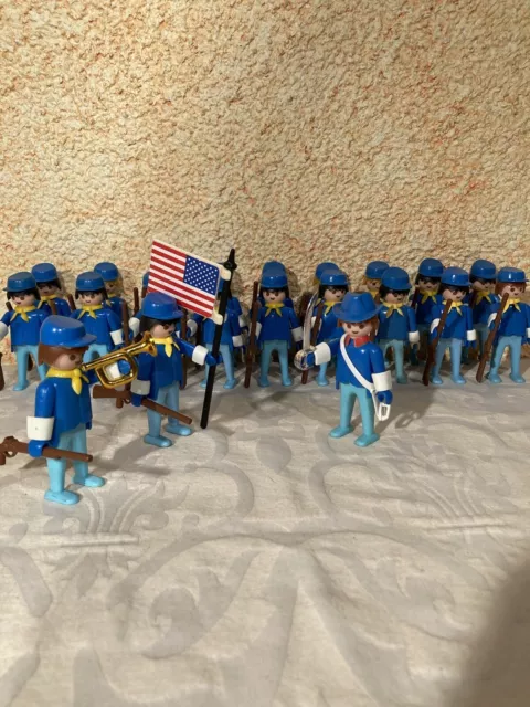 Playmobil Klicky  21 Soldaten der Nordstaatler Western Soldaten