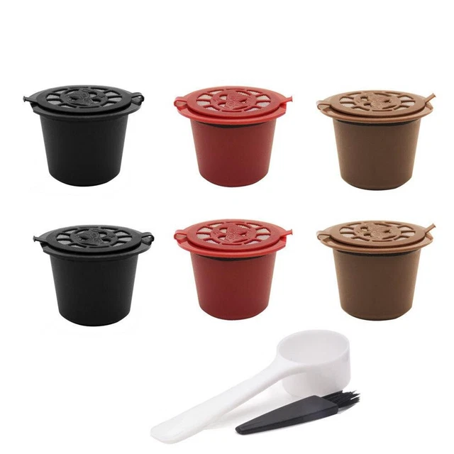 Coperchio per tazza in capsule durevole con O-Ring in silicone ricaricabile riutilizzabile