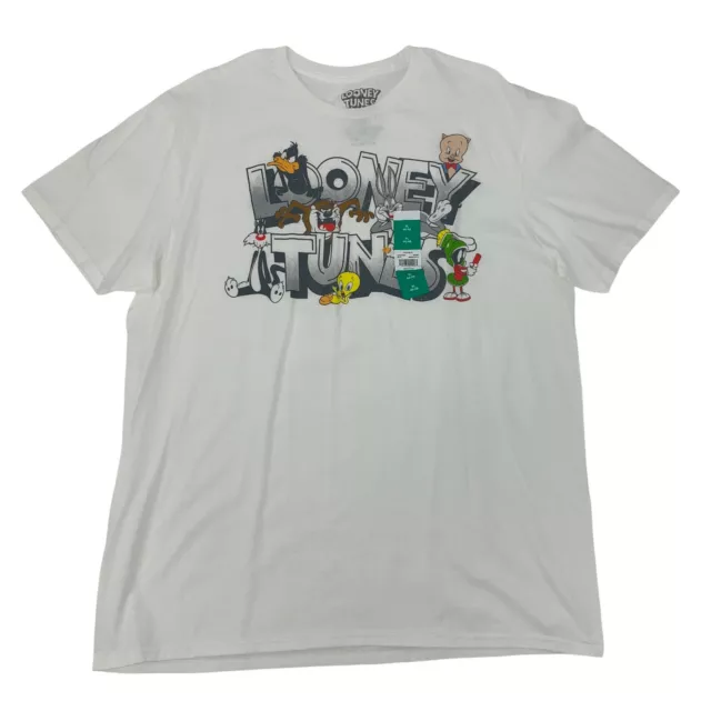LOONEY TUNES T Shirt Mens Size XL 100% Cotton Bugs Bunny Taz Tweety ...