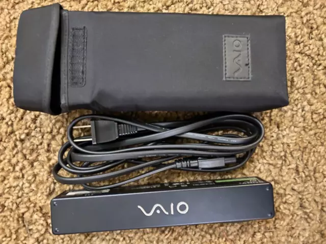 Genuine Sony Vaio VGP-AC16V10 Charger AC Slim Travel 16V Adapter w/ case & cords