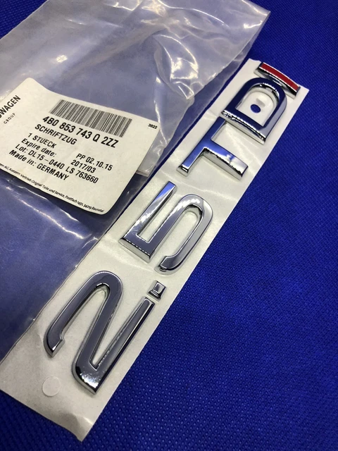 Emblème Chromé AUDI Pour Coffre - 192mm, Compatible A1 A3 A4 A6 Q3 Q7 Etc., Neuf