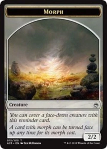 4x Morph Token (015/015) MTG Masters 25 NM Magic Regular