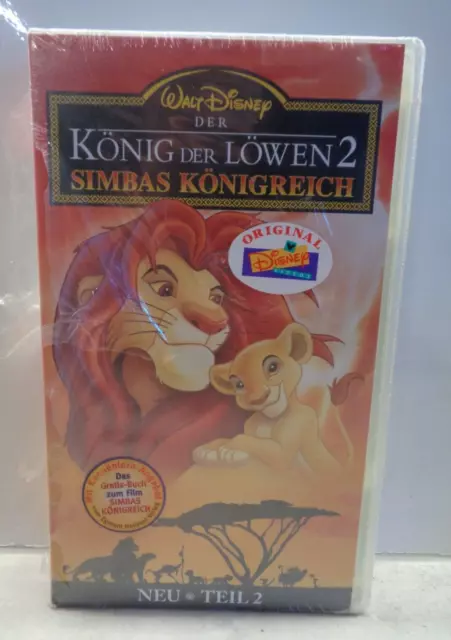 VHS Walt Disney Der König der Löwen 2  (Simbas Königreich) NEU & OVP