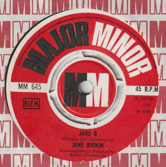JANE BIRKIN SERGE Gainsbourg Je T aime Major Minor MM 645 EX EUR 6 39 Jane birkin serge gainsbourg je t aime major minor mm 645 ex eur 6 39