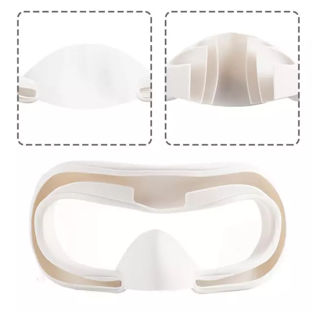 Silicone-Face-Mask-For-Oculus 3-Sweatproof-Washable-Sweat-Dust-Resistan✨a Y6J8