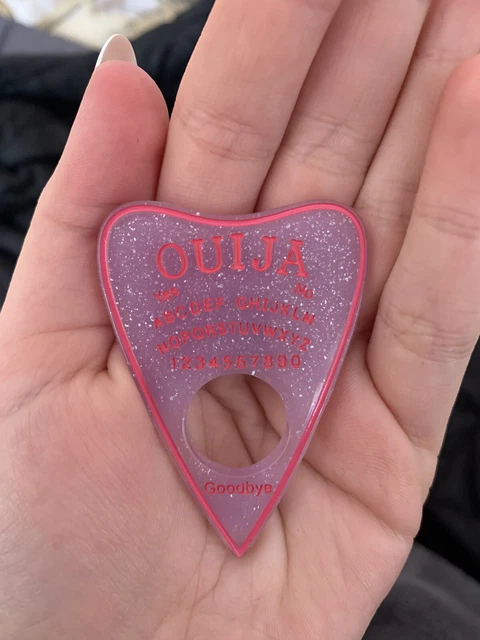Cuidador de aguja gótica tablero Ouija para punto de cruz y bordado rosa y rosa