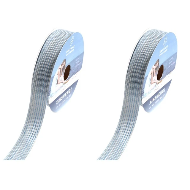 2 rollen /15 Yards Urlaub Weihnachten Band für Geschenk Verpackung Band Rolle