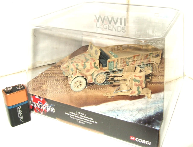 Corgi CC60004 - Sd.Kfz.7 Krauss Maffei - Transport De Troupes - Libye 1941 - 1:50