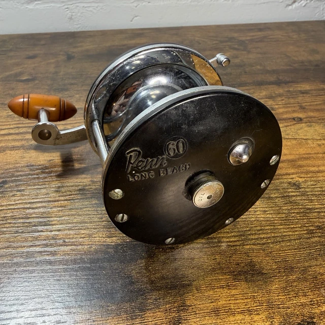Moulinet Penn Long Beach 60 Vintage - Pêche En Mer - Pour Pièces Ou Réparation - 2 Ball Bearings