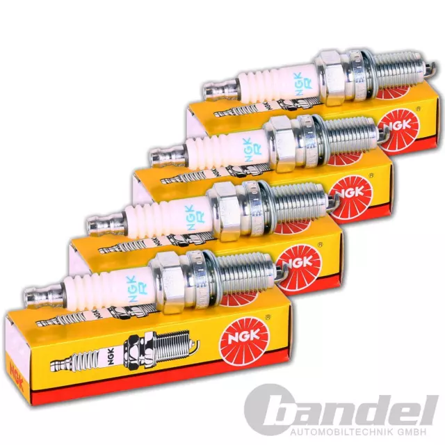 4 NGK ZÜNDKERZEN für VW GOLF 4 5 JETTA LUPO POLO PASSAT 3C TOURAN EOS AUDI A3 8P