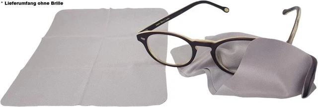 FOOGY paño antiherrajes paño de limpieza para gafas paño de microfibra paño de limpieza gris