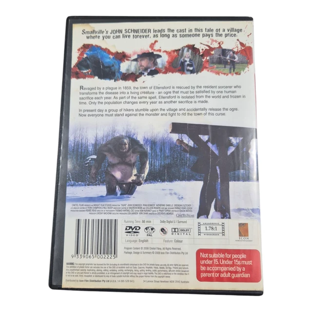 OGRE DVD RARE DELETED DVD Genuine Region 4 - ExRental - John Schneider ...