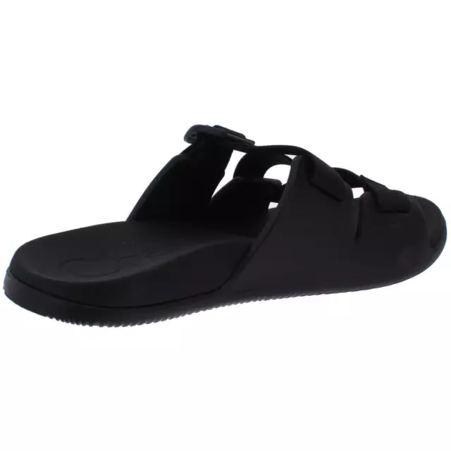 CHACO MENS CHILLOS Black Slip On Slide Sandals Shoes 10 Medium (D) BHFO ...