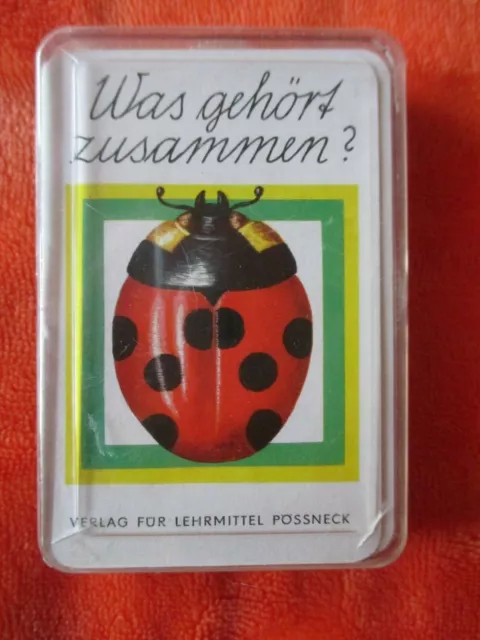 DDR Quartett Kartenspiel Schwarzer Peter "Was gehört zusammen?"