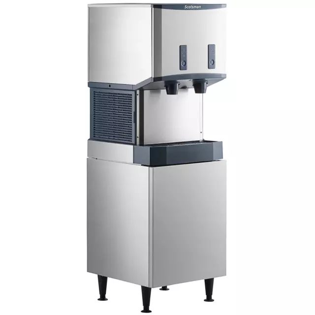 Scotsman 21 1/4" Air Cooled Nugget Ice Maker & Bin & Ice/Water Dispenser, 500 lb