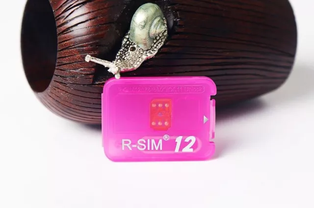 Carte de déverrouillage RSIM 12 R-SIM Nano pour iPhone XS X 8 7 4G iOS14.6 Lot