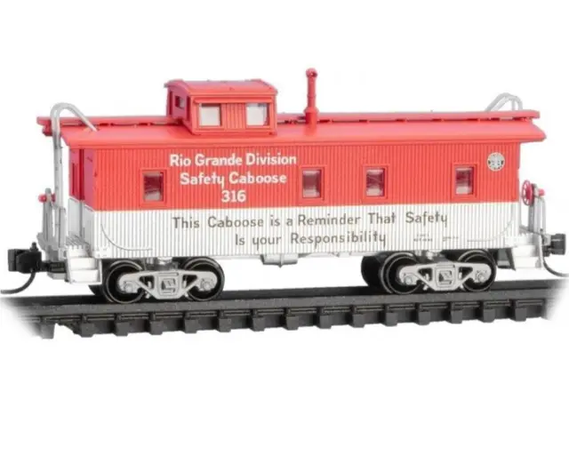 Micro Trains N Scale ~ Southern Pacific Caboose 316 Rio Grande Division 05000250