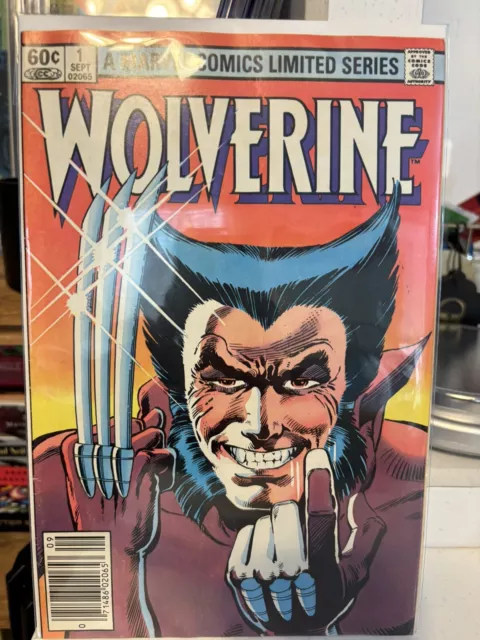 Wolverine Limited Series #1 Newsstand Frank Miller Cover & Art 1982