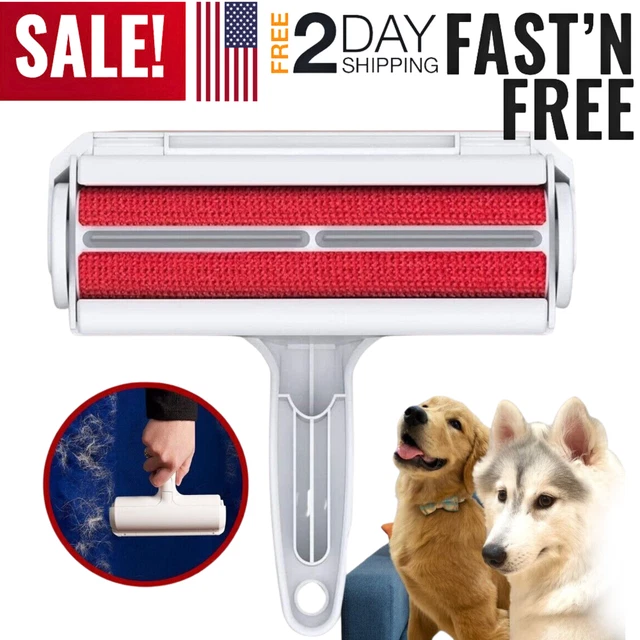 Reusable Pet Hair Lint Remover Dog Cat Hair Roller Cleaning Brush Sofa Clothes