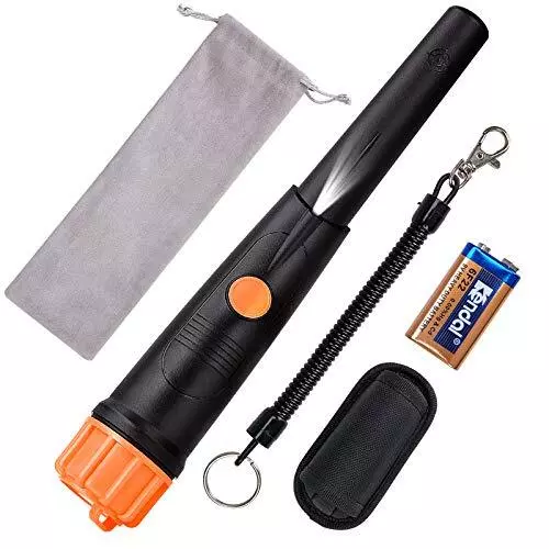 Metal Detector Pinpointer - SUNPOW IP68 Waterproof Handheld Pin Pointer Wand BK