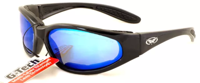New Shatterproof /Unbreakable G-Tech Motorcycle Sunglasses/Biker Glasses + Pouch