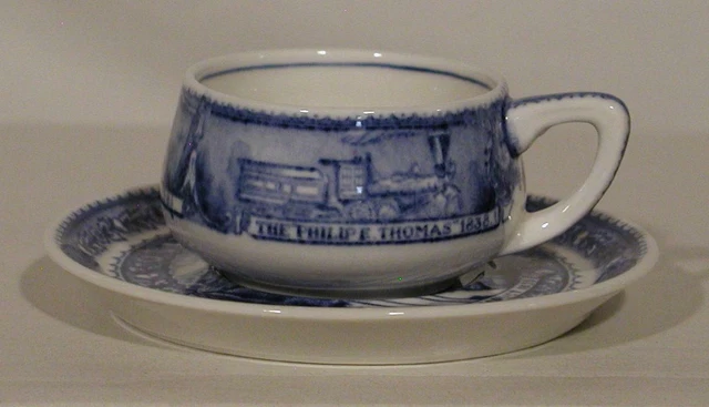 Scammell's Design Patented B & O "Penn" Demitasse Cup & Saucer w/Fill Line
