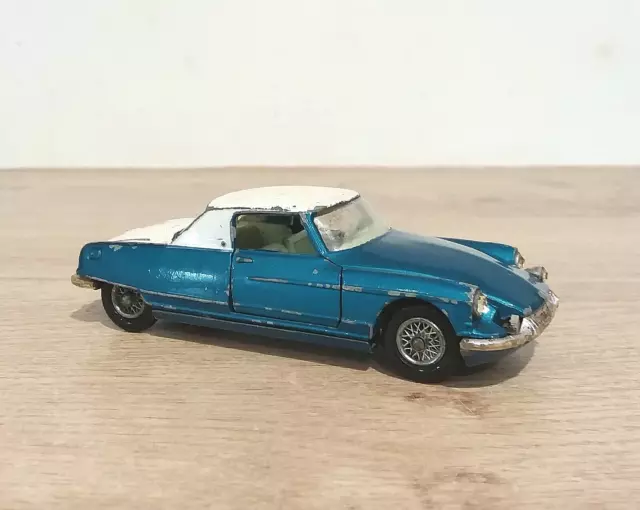 CORGI TOYS c.1966 CITROEN DS LE DANDY COUPE No259 - RARER BLUE AND WHITE VERSION