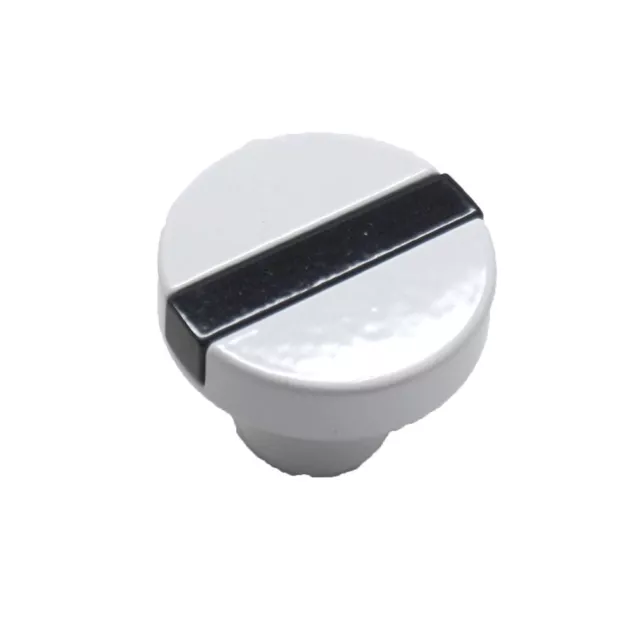 DEC HAR Black and White 1-1/4" Cabinet Cupboard Door Knob Drawer Pull KB-2AL-WB
