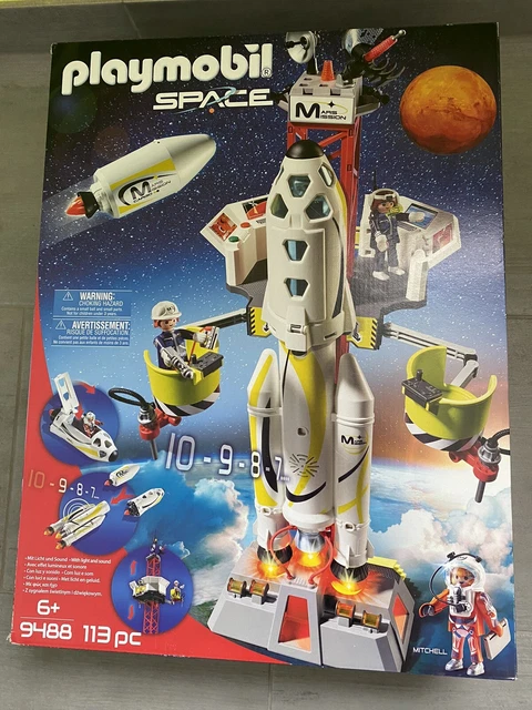 Space*Rakete*Mars Mission *Playmobil 9488 Neuwertig