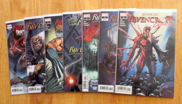 Lot of *7* RAVENCROFT! RUINS OF RAVENCROFT/CARNAGE #1 + Variant +5 More! (NM-)