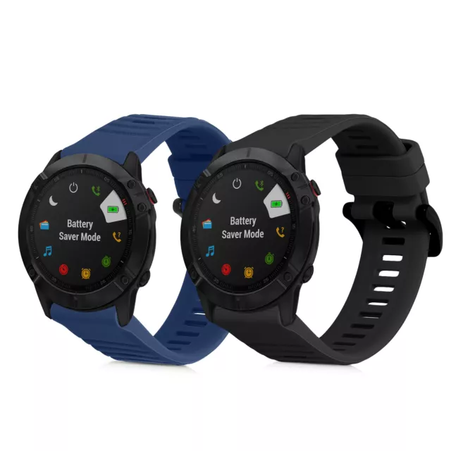 2x bracelet pour fitness tracker Garmin Forerunner 955 Fenix 7 6 Pro GPS 5