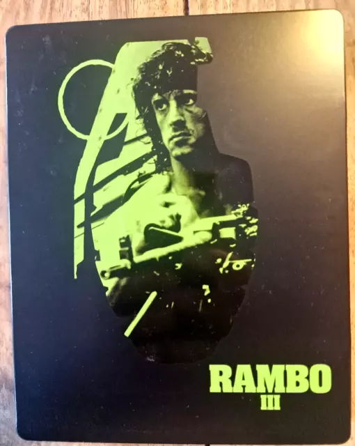 RAMBO III Steelbook  BluRay édition Zavvi état comme neuf