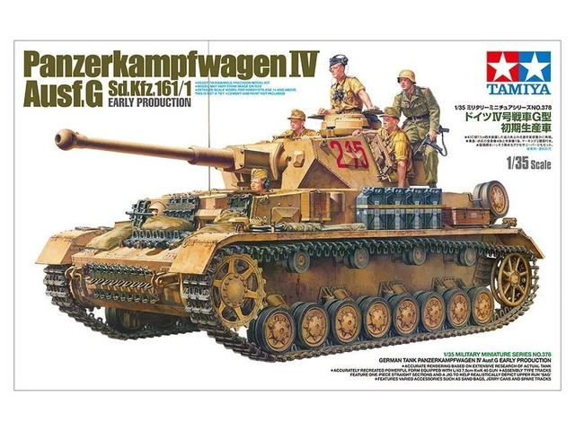 Kit Maquette Char Panzerkampfwagen IV Ausf J Tamiya 1/35 - Neuf Sous Blister - Modélisme
