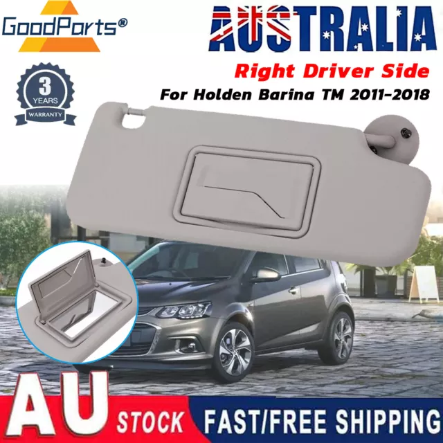 For Holden Barina Tm 2011-2018 Sun Visor Driver Right Side Rh Gray 95327507 Au