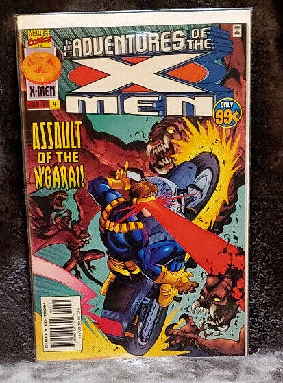 The Adventures of The X-Men #4 Vol 1 Marvel 1996 Direct Edition NM