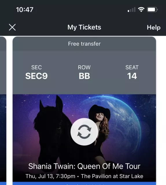 shania twain concert tickets