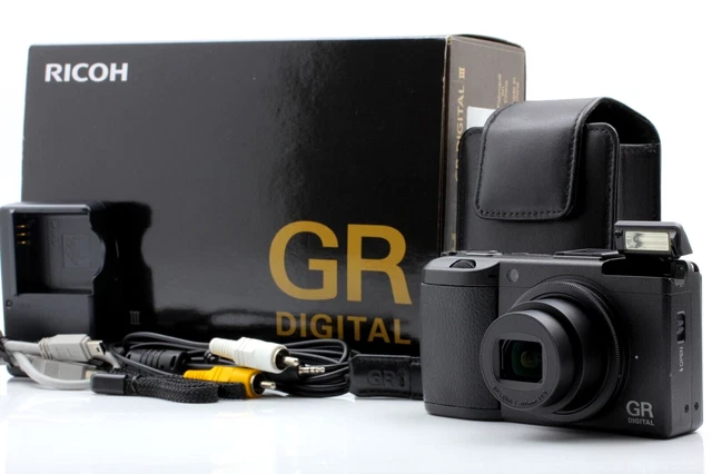 Mint Case Box 1835 Shots* Ricoh GR Digital III 10.0MP Digital Camera Black Japan