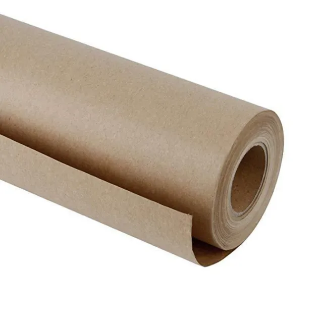 Bryco Goods 18 x 1,200 Brown Kraft Packing Paper - Versatile for Different Arts and Crafts Projects - Pin Up Your Work or School Notes - Create