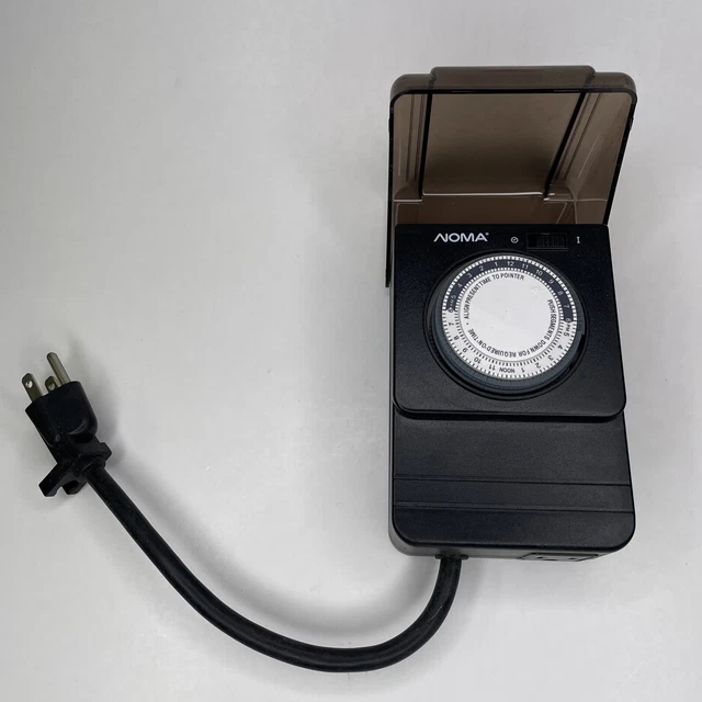 NOMA OUTDOOR CHRISTMAS Light Timer Waterproof 24Hour Time TM1702