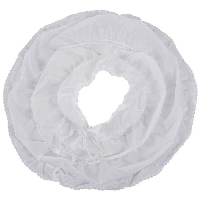 Sottoveste bianca bambini linea A 3 pneumatici uno strato bambini pizzo Krinoline