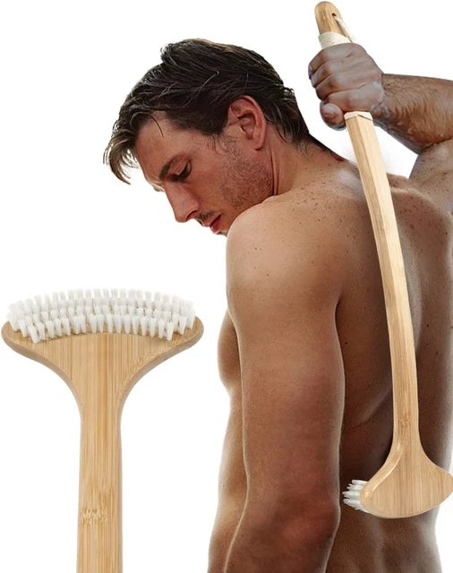 Renook Oversized Back Scratcher, Wooden Body Scratcher with 22" White, Ivory