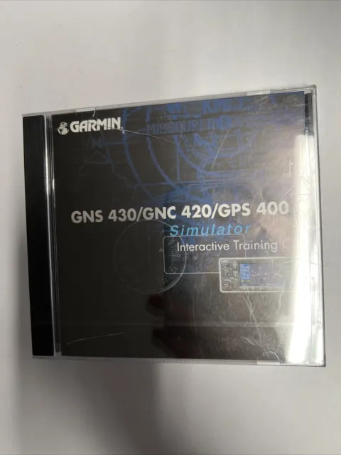 Garmin GNS 430 GMC 420 GPS 400 Simulator interactive training cd NEW SEALED
